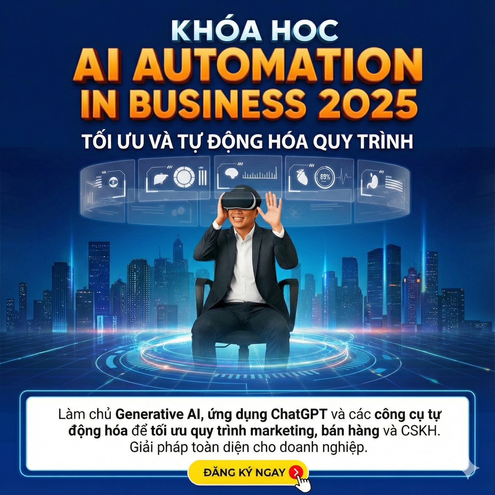 Khóa Học AI Automation In Business – Tối Ưu Và Tự Động Hóa Quy Trình