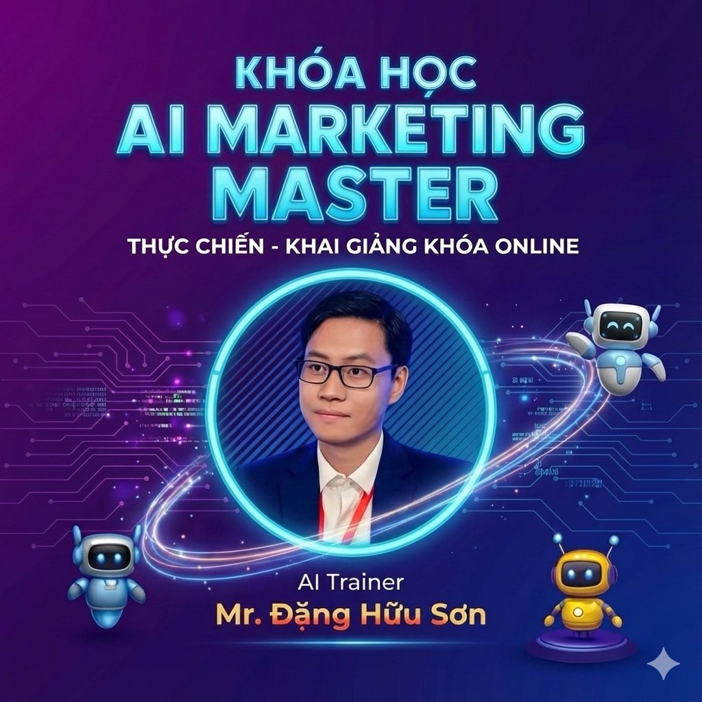 Khóa Học AI Marketing Master Thực chiến Đặng Hữu Sơn