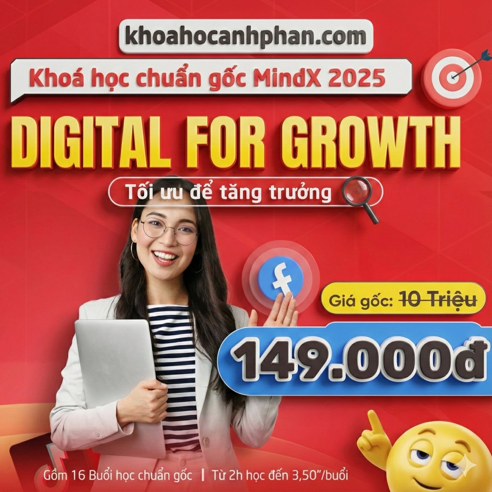 Khóa Học Digital For Growth Marketing Mindx – Tối Ưu Để Tăng Trưởng