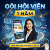 Gói hội viên 1 NĂM - Học tất cả khoá học trong 1 năm