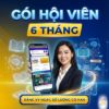 Gói hội viên 6 THÁNG - Học tất cả khoá học trong 6 tháng