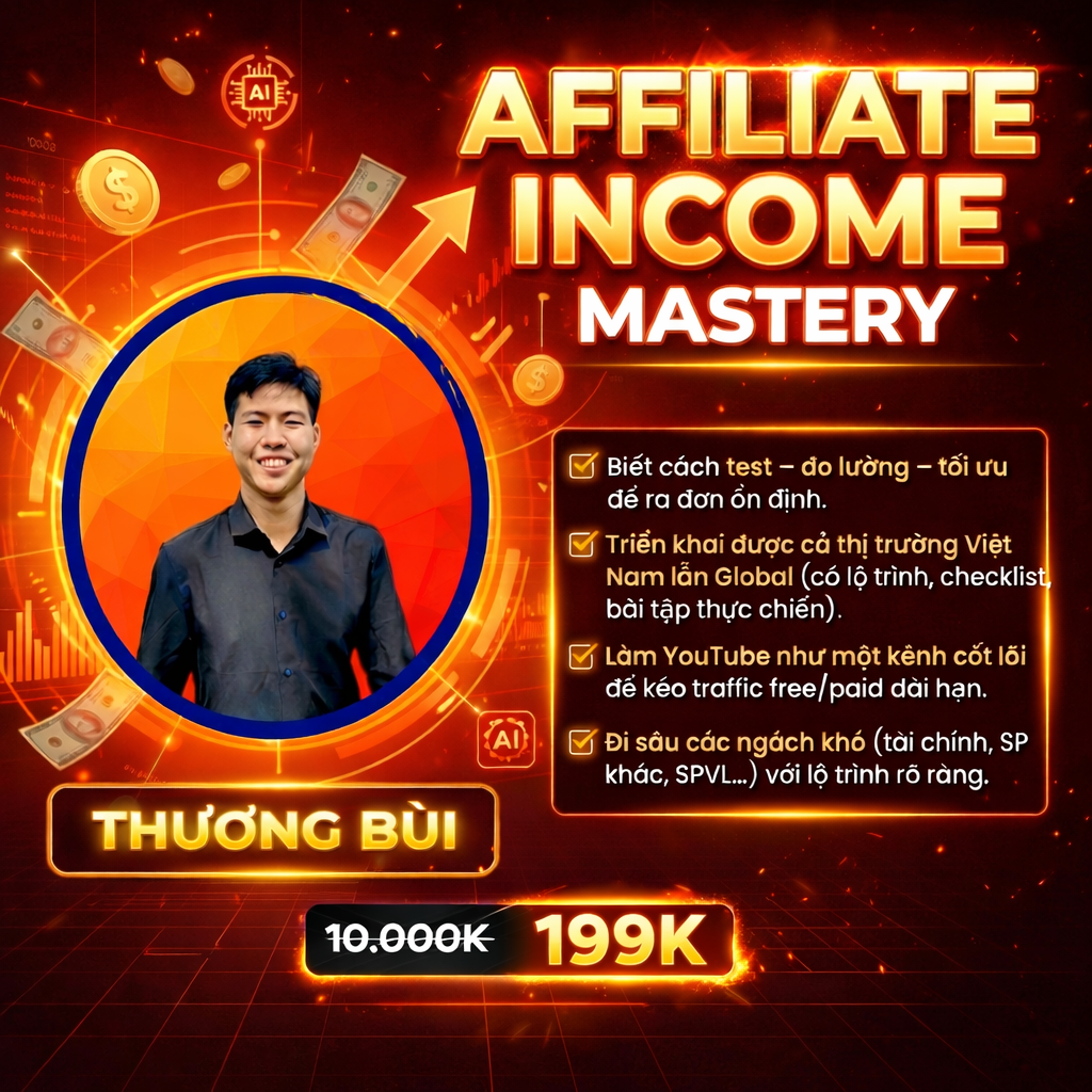 Affiliate Income Mastery cùng Thương Bùi (Thương Chia Sẻ)