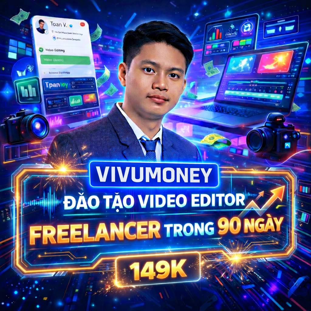 Khóa học Anh Phan - Chia sẻ khóa học online giá rẻ, chất lượng, uy tín Chương Trình Đào Tạo Freelancer Trong 90 Ngày Cùng Vivumoney