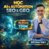 Khóa Học Đỗ Anh Việt – Học AI & Automation SEO & GEO