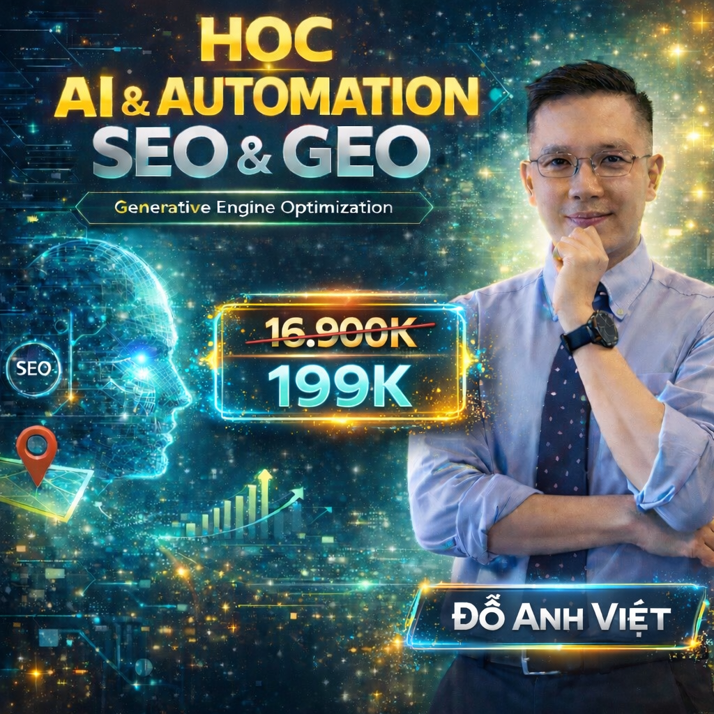 Khóa Học Đỗ Anh Việt – Học AI & Automation SEO & GEO