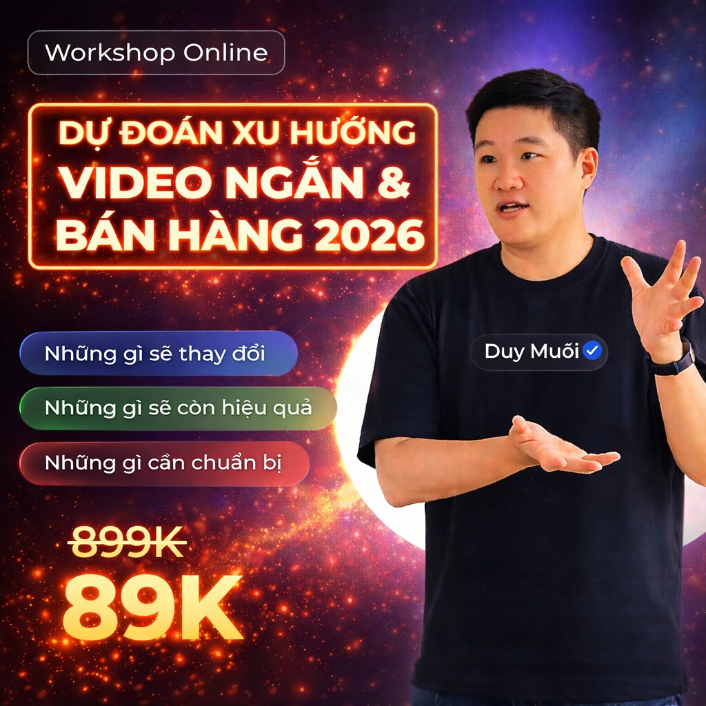 Khóa Học Dự Đoán Xu Hướng TikTok 2026 - Duy Muối