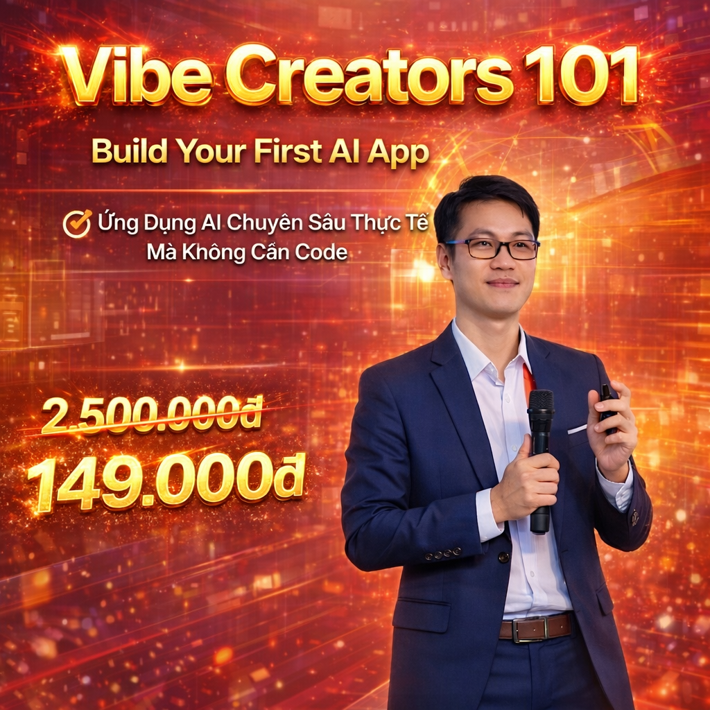 Khóa Học Vibe Creators 101 Cùng Đặng Hữu Sơn