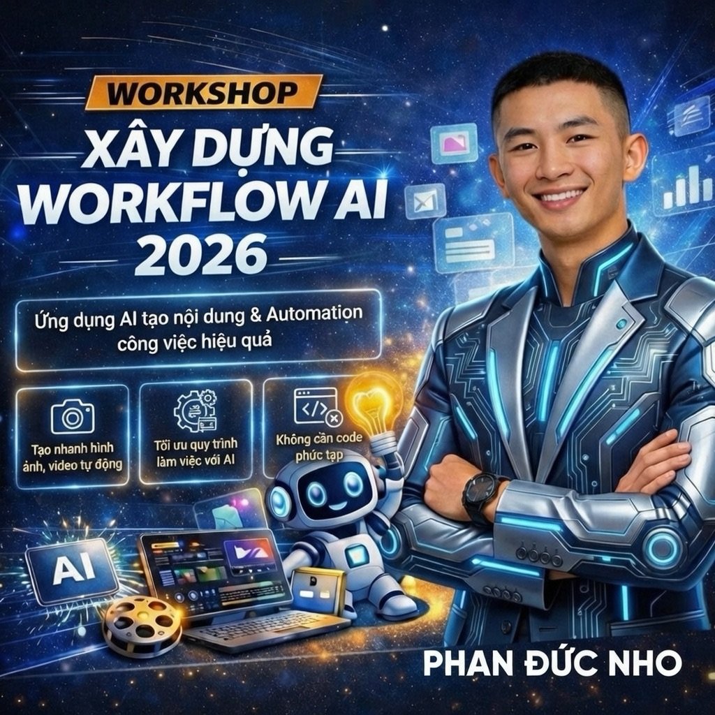 Khóa Học Xây Dựng Workflow AI 2026 Phan Đức Nho